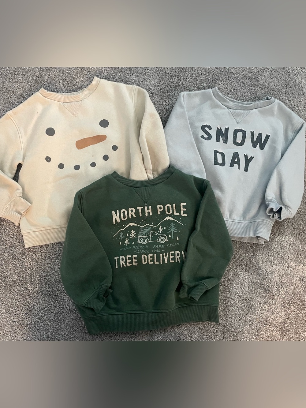 Little Co Winter 2T Sweatshirt bundle